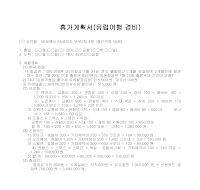 휴가계획서(유럽여행경비) 휴가계획서(유럽여행경비)